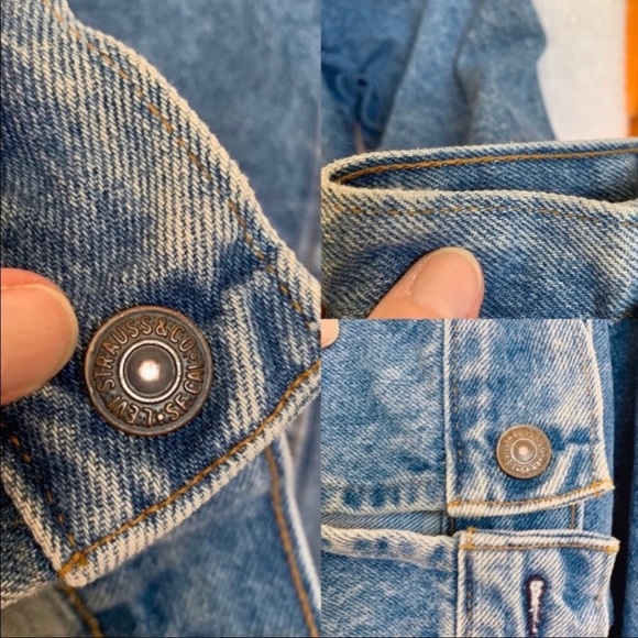 Vintage Levi’s Trucker Jacket Medium Wash … - Picture 8 of 8